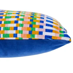 Atmosphera, cru017dateur d'intu017drieur Coussin rectangulaire brodé (30 x 50 cm) Disso Multicolore Sale