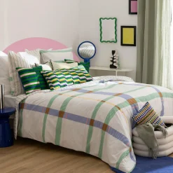 Atmosphera, cru017dateur d'intu017drieur Coussin rectangulaire brodé (30 x 50 cm) Disso Multicolore Sale