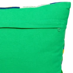 Atmosphera, cru017dateur d'intu017drieur Coussin rectangulaire brodé (35 x 75 cm) Disso Multicolore