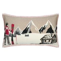 STOF Coussin rectangulaire coton (35 x 60 cm) Villard Multicolore Hot