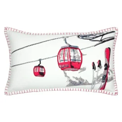 STOF Coussin Rectangulaire Coton (35 x 60 cm) Villard Ecru Outlet