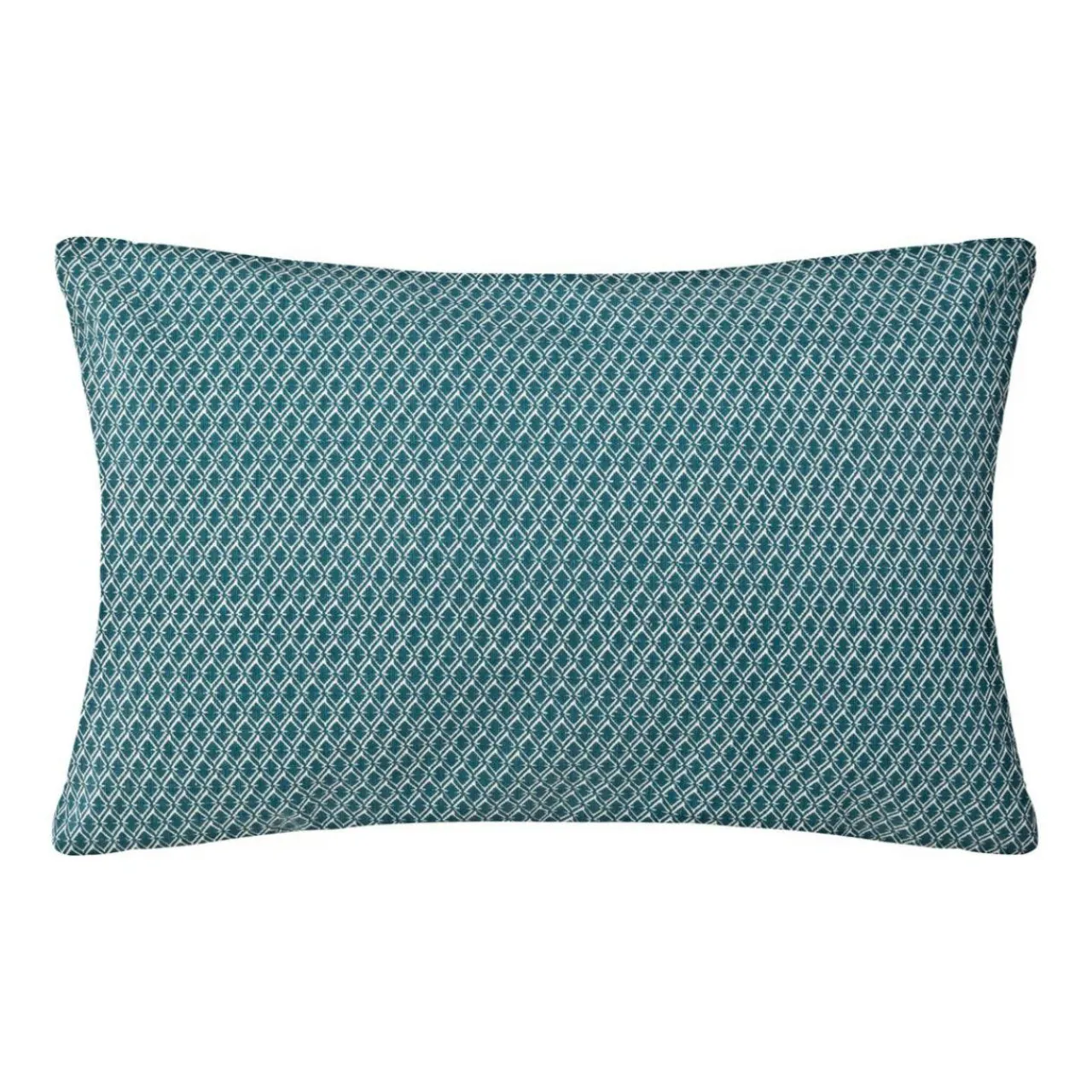ATMOSPHERA Coussin rectangulaire coton (30 x 50 cm) Otto Bleu canard Hot