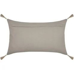 STOF Coussin rectangulaire coton (30 x 50 cm) Hemera Ecru Beige Discount