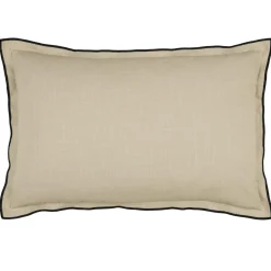 STOF Coussin rectangulaire coton (40 x 60 cm) Helios Ecru New