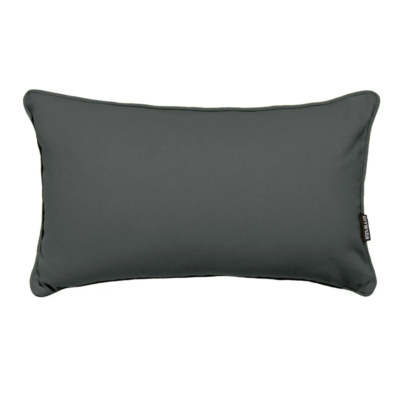 EMINZA Coussin rectangulaire coton (30 x 50 cm) Pixel Gris Anthracite Outlet