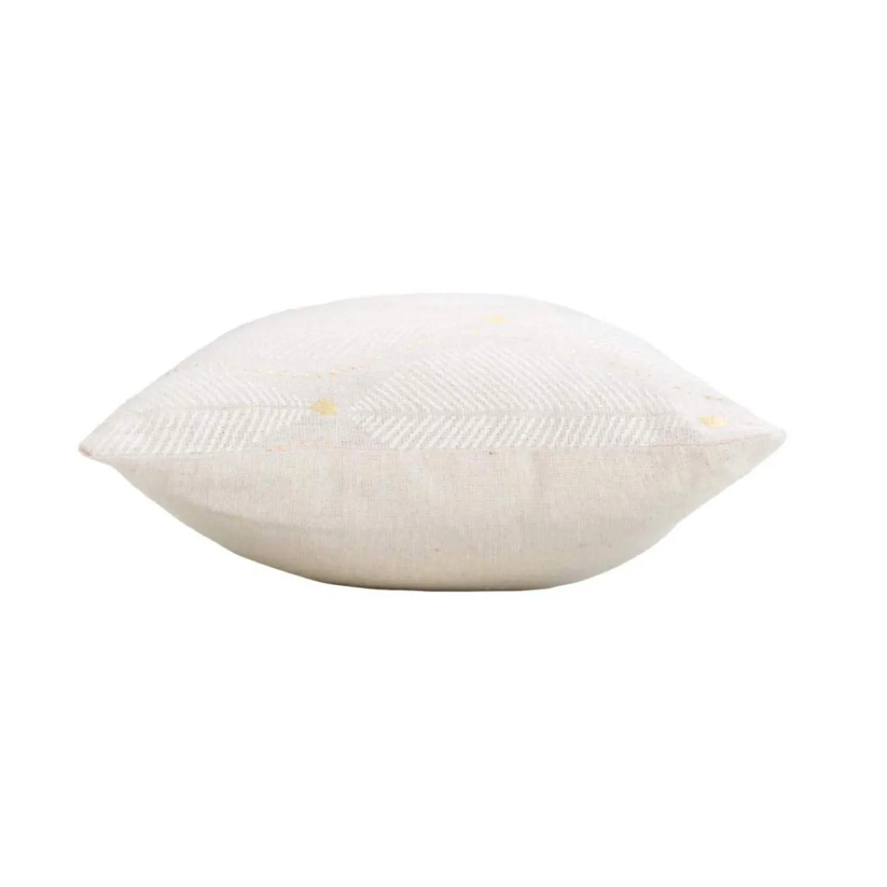 douceur d'intu017drieur Coussin rectangulaire coton (30 x 50 cm) Maho Blanc