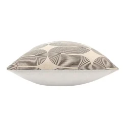 douceur d'intu017drieur Coussin rectangulaire coton (40 x 60 cm) Ondine Noir Hot