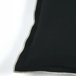STOF Coussin rectangulaire coton (40 x 60 cm) Helios Noir Sale