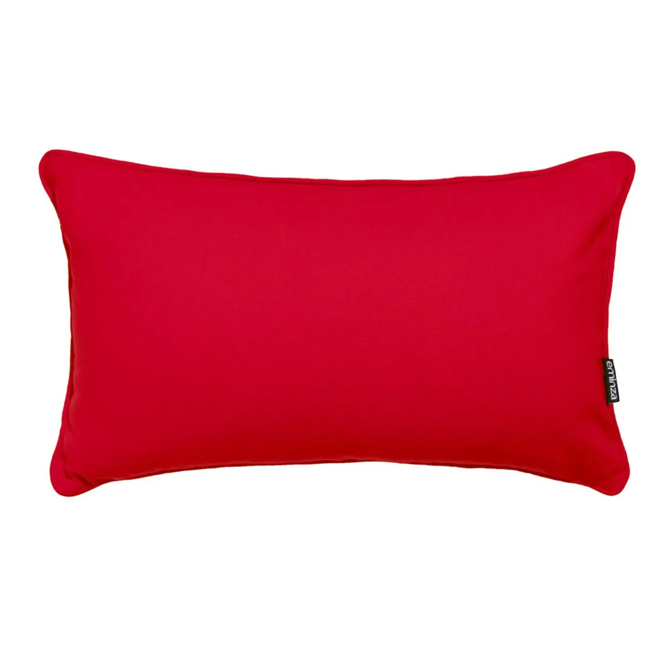 EMINZA Coussin rectangulaire coton (30 x 50 cm) Pixel Rouge Hot