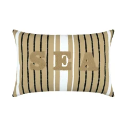 STOF Coussin rectangulaire coton (40 x 60 cm) Maritime Beige Best