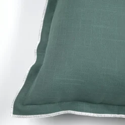 STOF Coussin rectangulaire coton (40 x 60 cm) Helios Vert Outlet