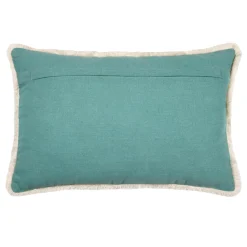 STOF Coussin rectangulaire coton (35 x 50 cm) Barbade Vert céladon New