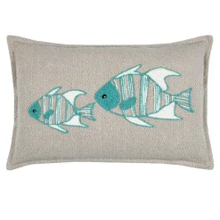 STOF Coussin rectangulaire en coton (35 x 50 cm) Barbade Beige Sale