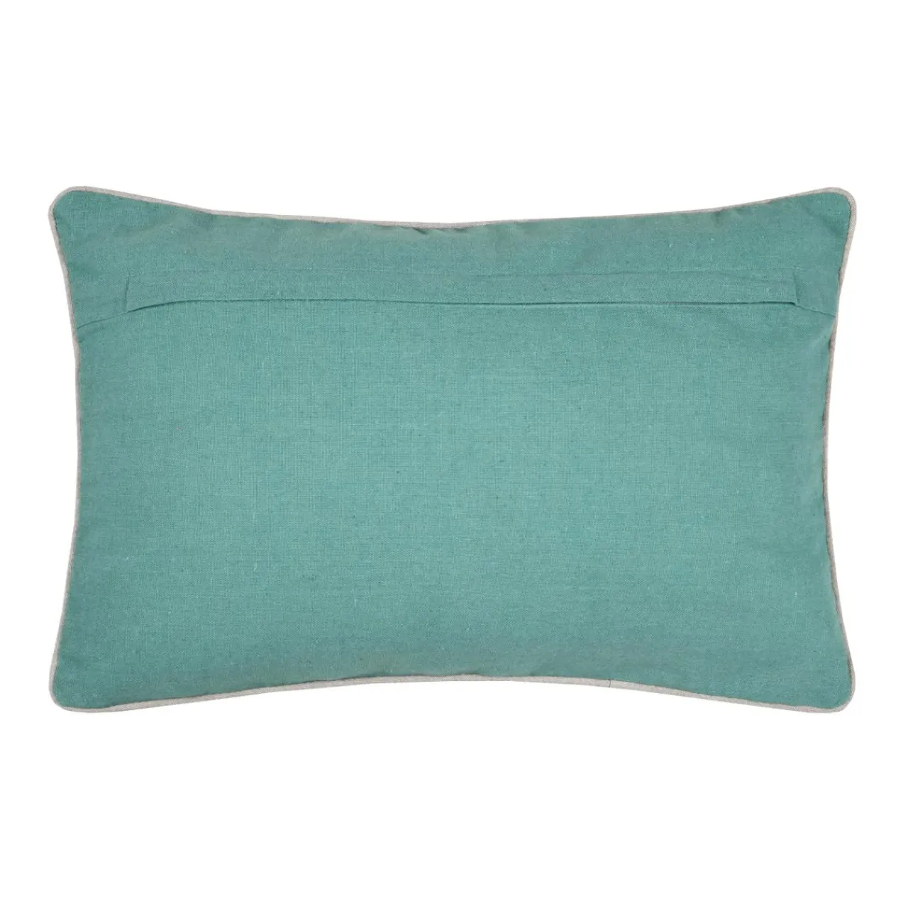 STOF Coussin rectangulaire en coton (35 x 50 cm) Barbade Blanc