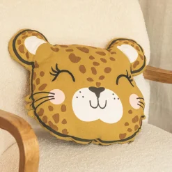 l'Effet Papillon Coussin rectangulaire enfant coton (45 x 40 cm) Lola Caramel Sale