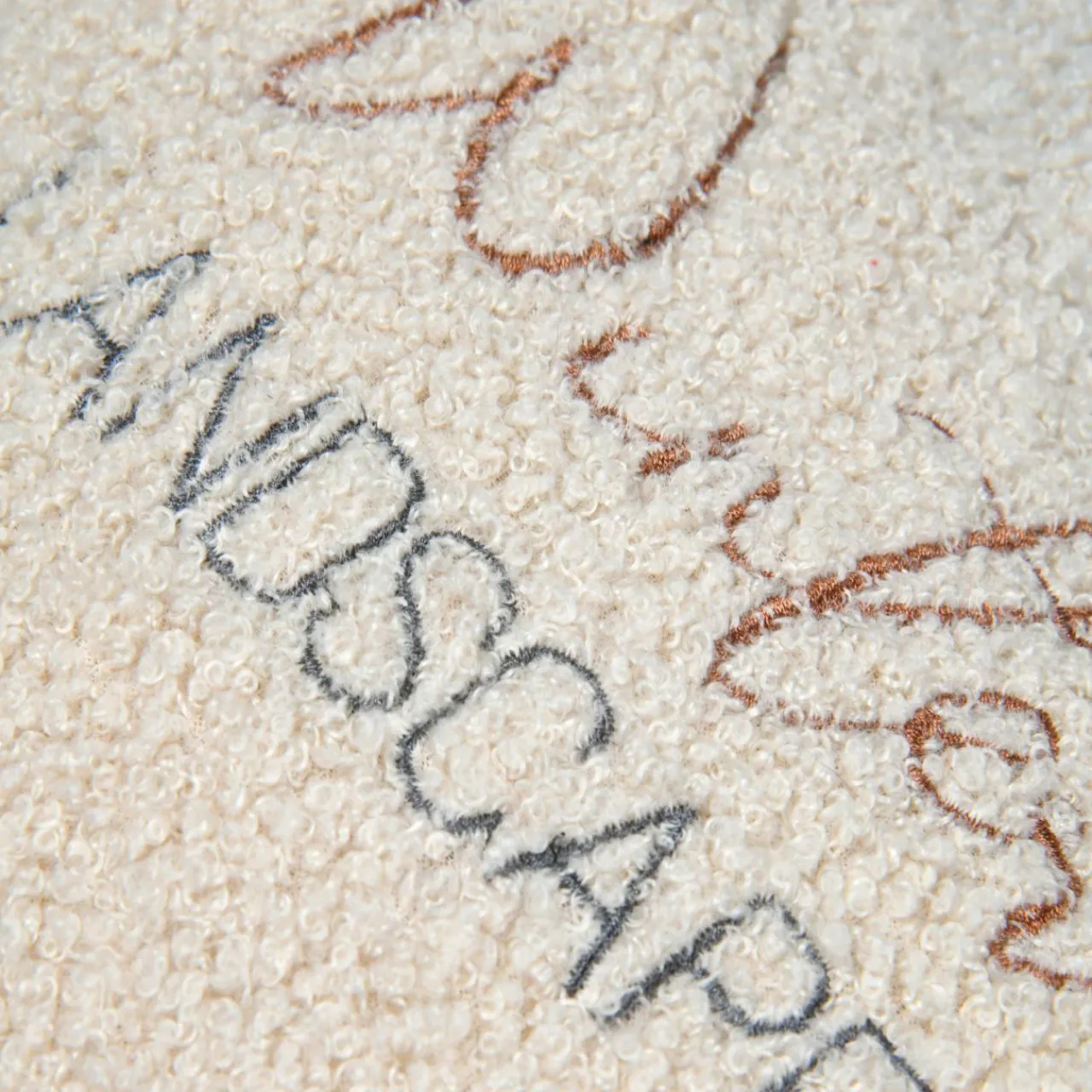STOF Coussin rectangulaire fausse fourrure (30 x 50 cm) Wildforest Ecru Online