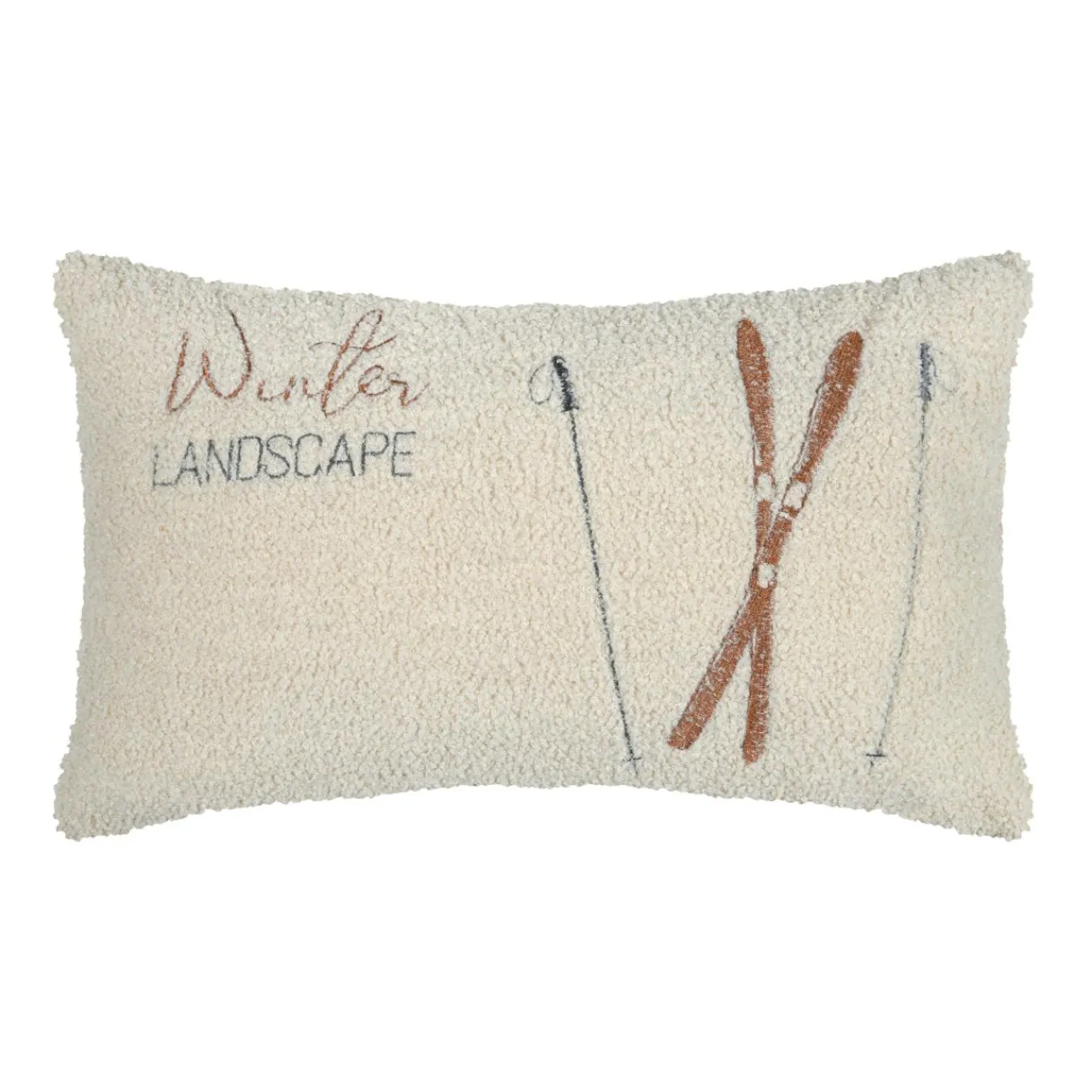 STOF Coussin rectangulaire fausse fourrure (30 x 50 cm) Wildforest Ecru Online