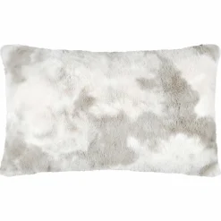 LOVELY CASA Coussin rectangulaire fausse fourrure (80 cm) Harald Beige Outlet