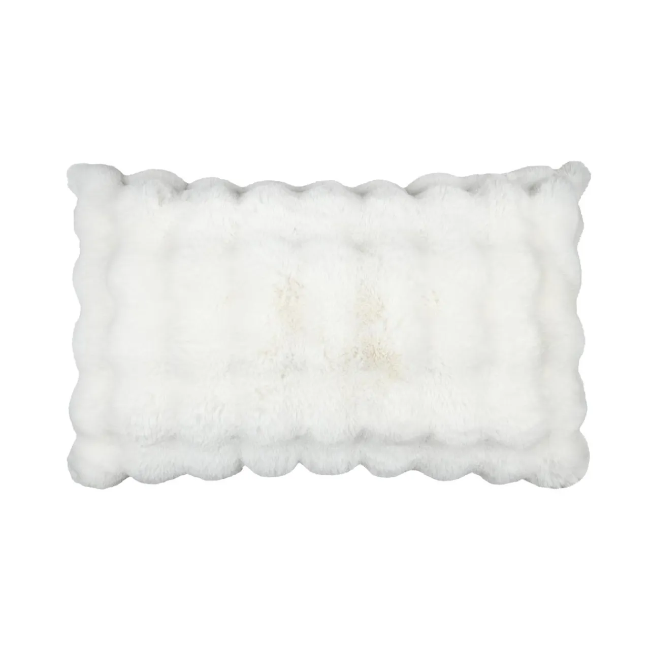 STOF Coussin rectangulaire fausse fourrure (50 x 80 cm) Nebraska Ecru Online