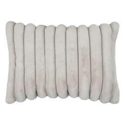 STOF Coussin rectangulaire fausse fourrure (50 x 80 cm) Polary Beige New