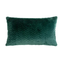 EMINZA Coussin rectangulaire flanelle (40 x 60 cm) Zag Vert Sale