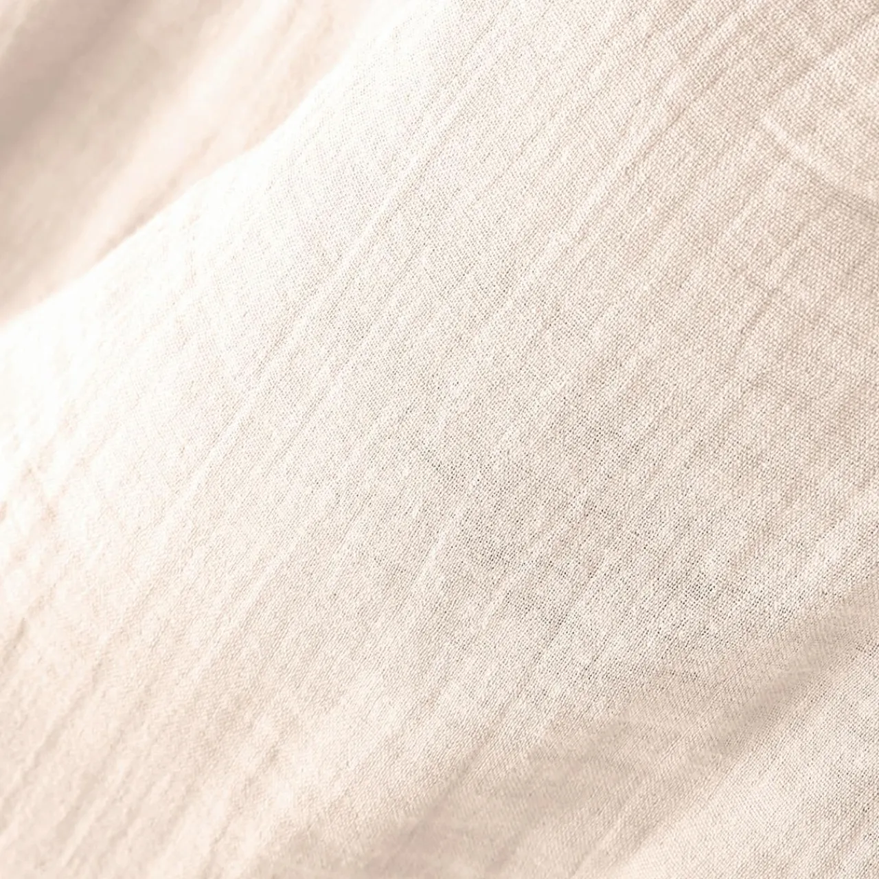 EMINZA Coussin rectangulaire gaze de coton (40 x 60 cm) Gaïa Rose poudré New