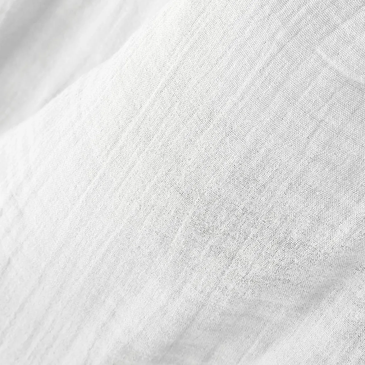 EMINZA Coussin rectangulaire gaze de coton (40 x 60 cm) Gaïa chantilly Blanc Best