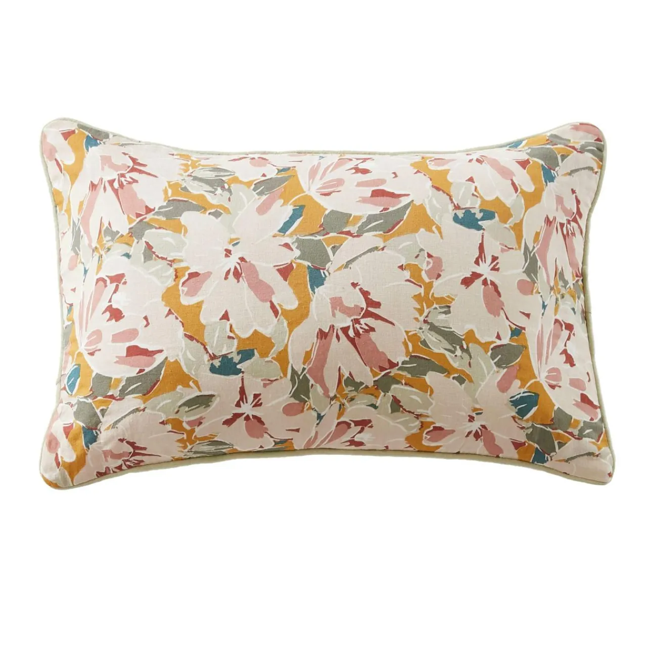 EMINZA Coussin rectangulaire gaze de coton (40 x 60 cm) April Multicolore Outlet