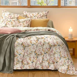 EMINZA Coussin rectangulaire gaze de coton (40 x 60 cm) April Multicolore Outlet