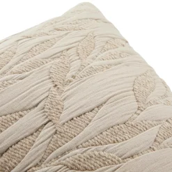 Atmosphera, cru017dateur d'intu017drieur Coussin rectangulaire gaze de coton (38 x 58 cm) Letho Beige New