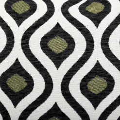 Atmosphera, cru017dateur d'intu017drieur Coussin rectangulaire polycoton (35 x 58 cm) Twist Noir Sale