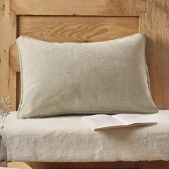 EMINZA Coussin rectangulaire tissé (40 x 60 cm) Magnus Ecru Hot