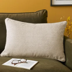 EMINZA Coussin rectangulaire tissé (40 x 60 cm) Oscar Taupe Clearance