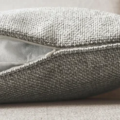 EMINZA Coussin rectangulaire tissé (40 x 60 cm) Alba Taupe Best