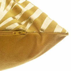 ATMOSPHERA Coussin rectangulaire velours (30 x 50 cm) Or Tropic Jaune ocre Discount