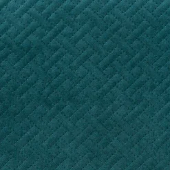 ATMOSPHERA Coussin rectangulaire velours (30 x 50 cm) Dolce Bleu canard Best