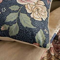 EMINZA Coussin rectangulaire velours (40 x 60 cm) Dolores Rose New