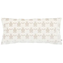 Atmosphera, cru017dateur d'intu017drieur Coussin rectangulaire velours (35 x 75 cm) Luna Ecru Outlet