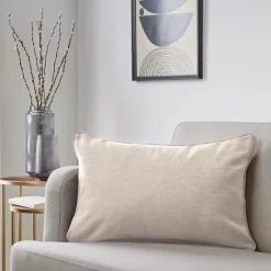 EMINZA Coussin rectangulaire (40 x 60 cm) Minuit Taupe Outlet