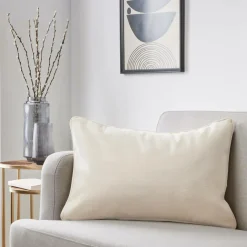 EMINZA Coussin Rectangulaire (40 x 60 cm) Minuit Sable Beige