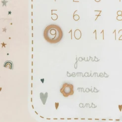 Atmosphera, cru017dateur d'intu017drieur Couverture étape bébé (120 x 80 cm) Arc en ciel Multicolore Best