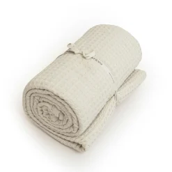 EMINZA Couvre-lit coton nid d'abeille (220 x 250 cm) Maya pampa Beige Best