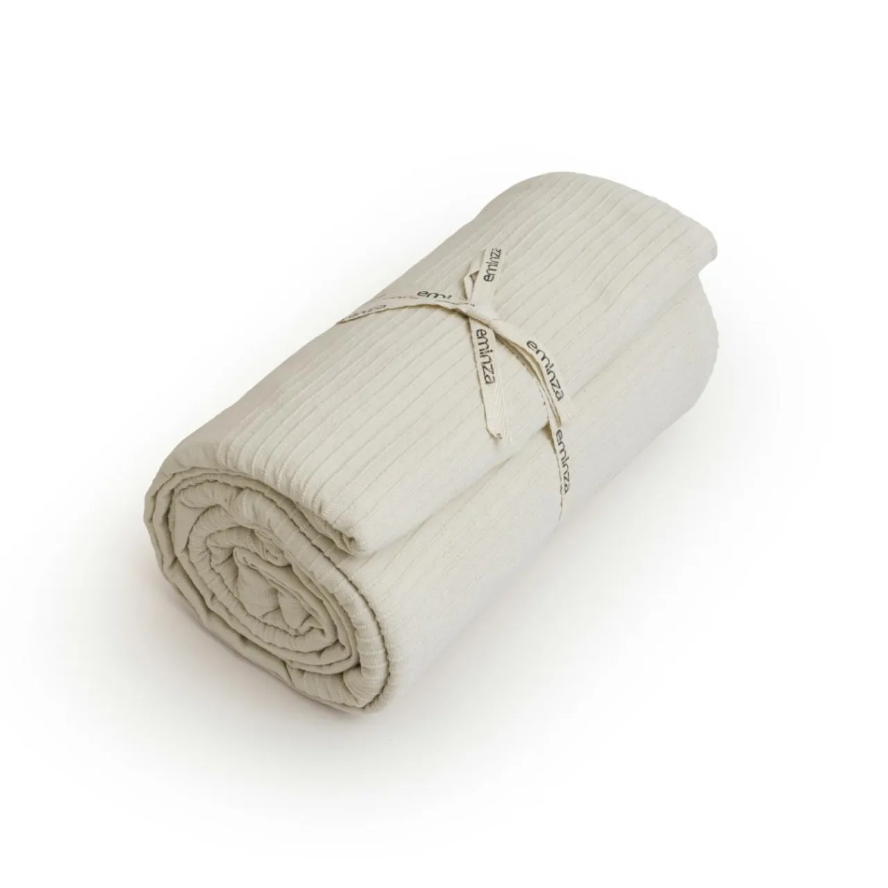 EMINZA Couvre-lit coton tissé (220 x 250 cm) Léa pampa Beige Clearance