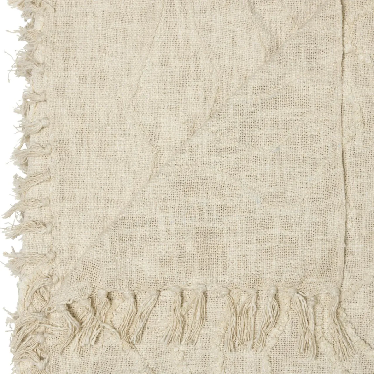 ATMOSPHERA Couvre-lit coton (260 x 240 cm) Daisy Beige Best