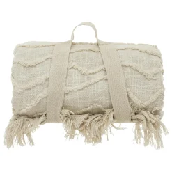ATMOSPHERA Couvre-lit coton (260 x 240 cm) Daisy Beige Best