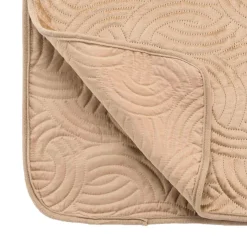 douceur d'intu017drieur Couvre-lit matelassé et deux taies d'oreiller (240 x 260 cm) Solange Beige Best