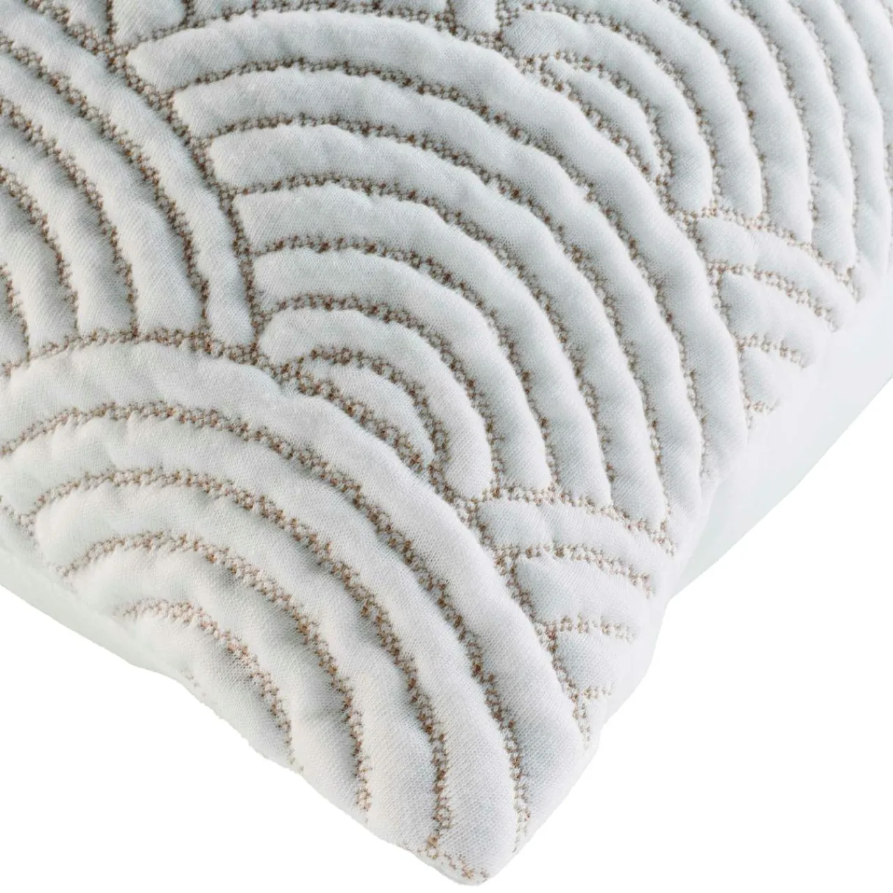 douceur d'intu017drieur Couvre-lit matelassé et deux taies d'oreiller (220 x 240 cm) Cassandra Ecru