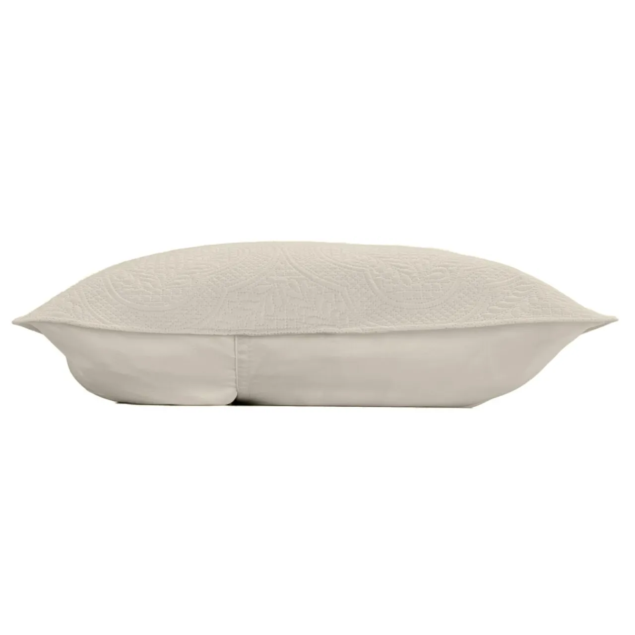 douceur d'intu017drieur Couvre-lit matelassé et deux taies d'oreiller (240 x 260 cm) Romane Beige Ecru New