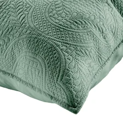 douceur d'intu017drieur Couvre-lit matelassé et deux taies d'oreiller (240 x 260 cm) Romane cèdre Vert Online
