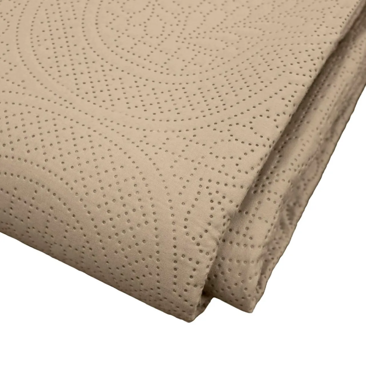 douceur d'intu017drieur Couvre-lit matelassé et deux taies d'oreiller (240 x 260 cm) Romane Beige Discount